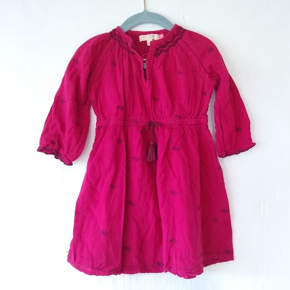 Pink Chicken Other - PINK CHICKEN • girls Embroidered boho dress 3t